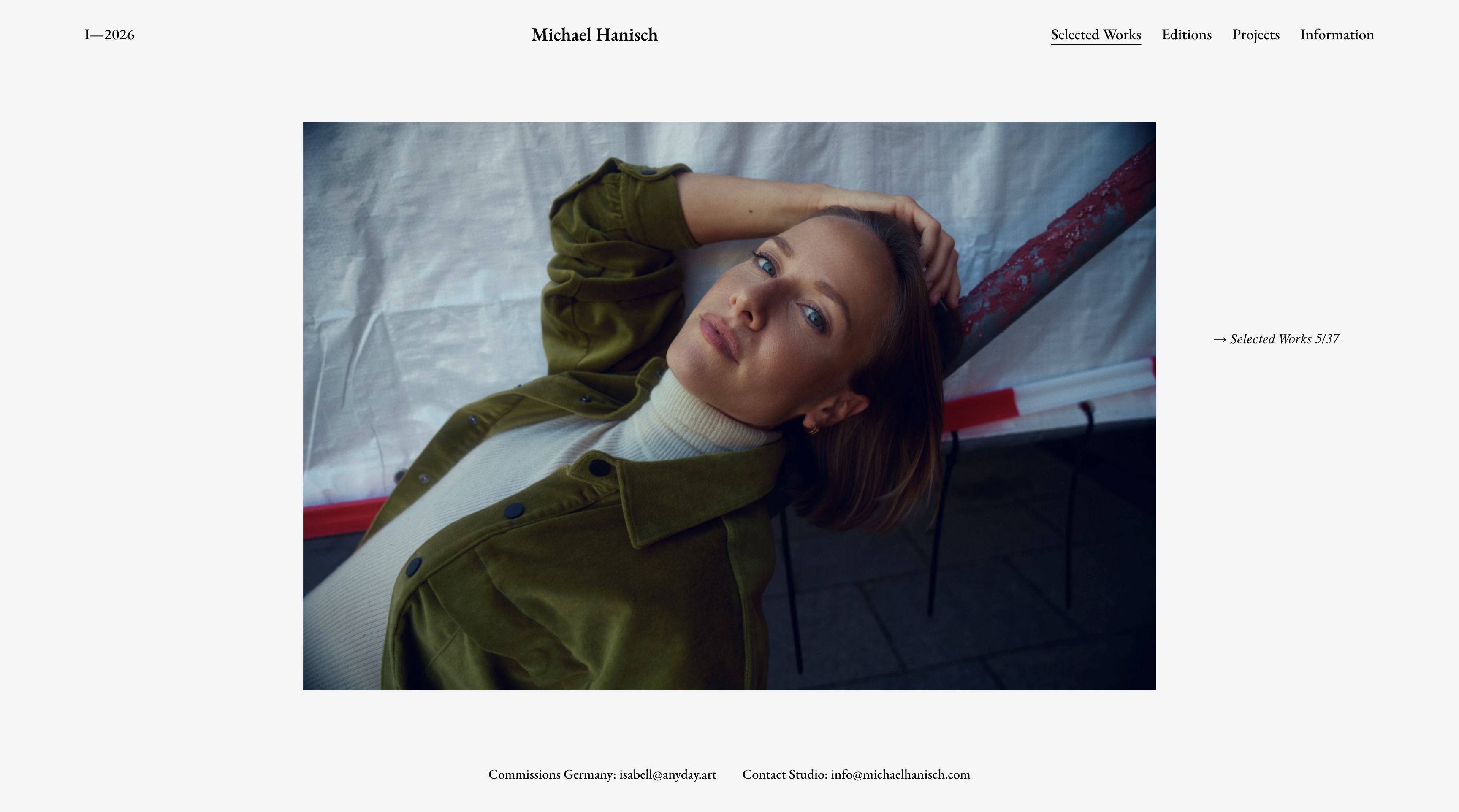 Michael Hanisch — Full-bleed portfolio with GSAP transitions